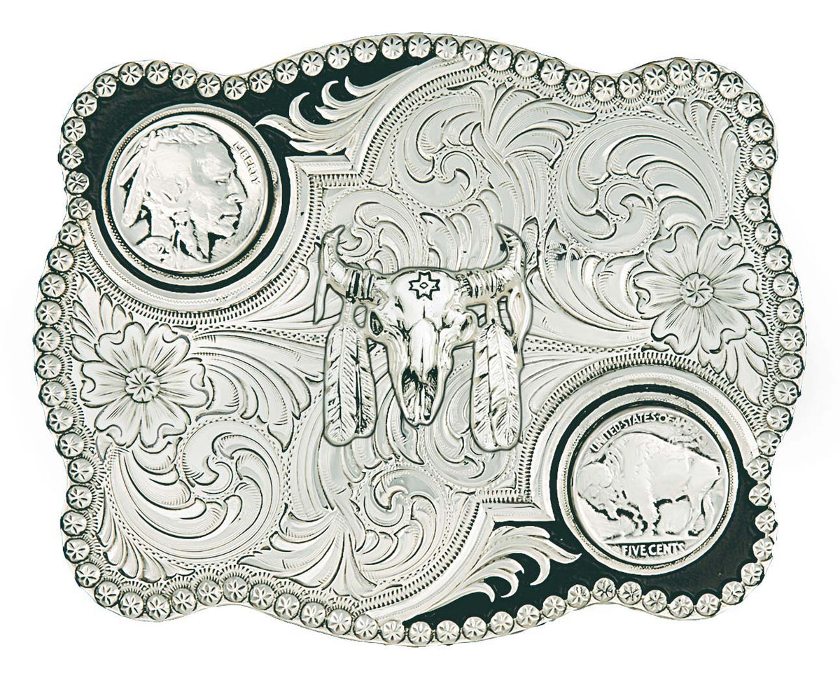 Montana Silversmith Antiqued Buffalo Nickel Buckle