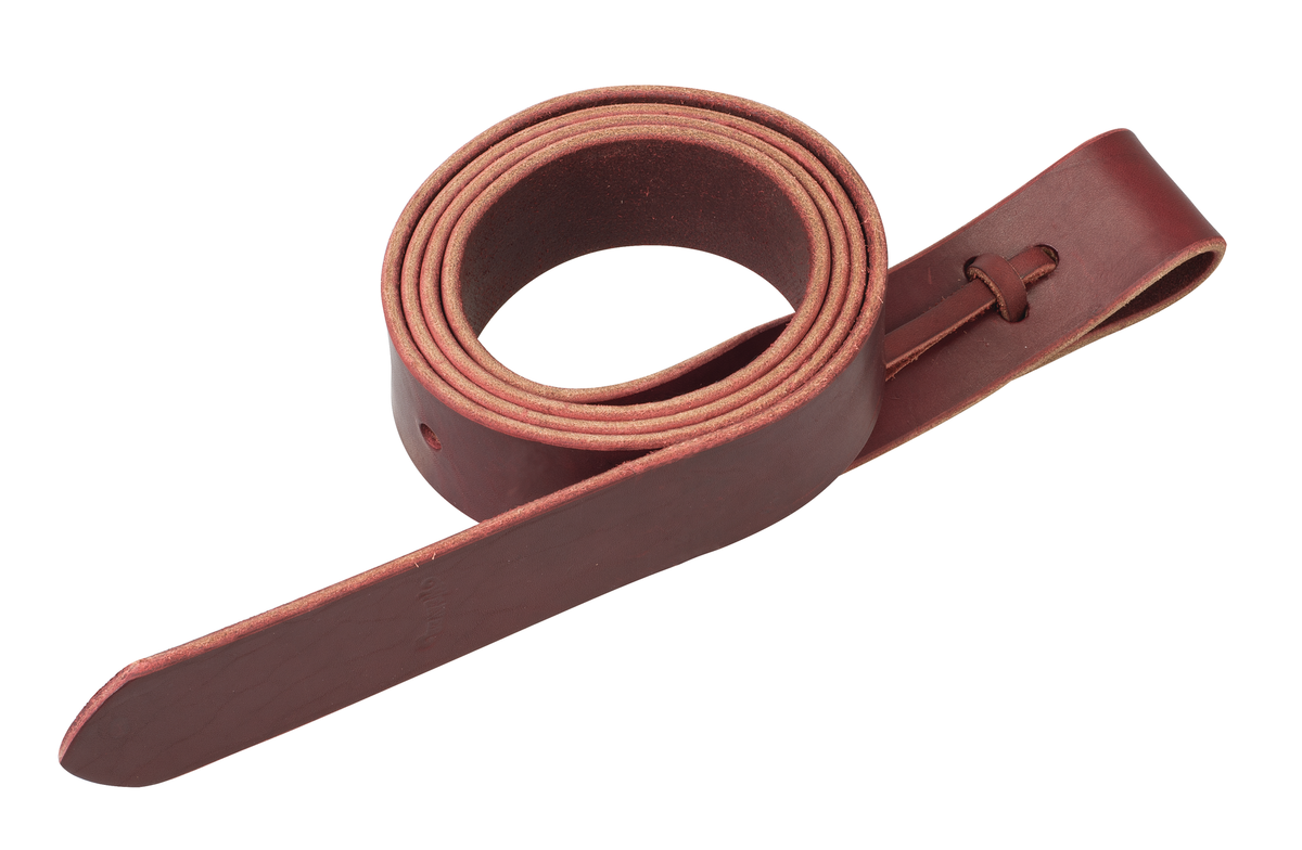 Weaver Latigo Strap With Holes Burgundy