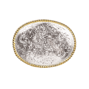 Nocona Gold Edge Scroll Buckle