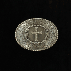 Nocona Cross/Crystals Buckle