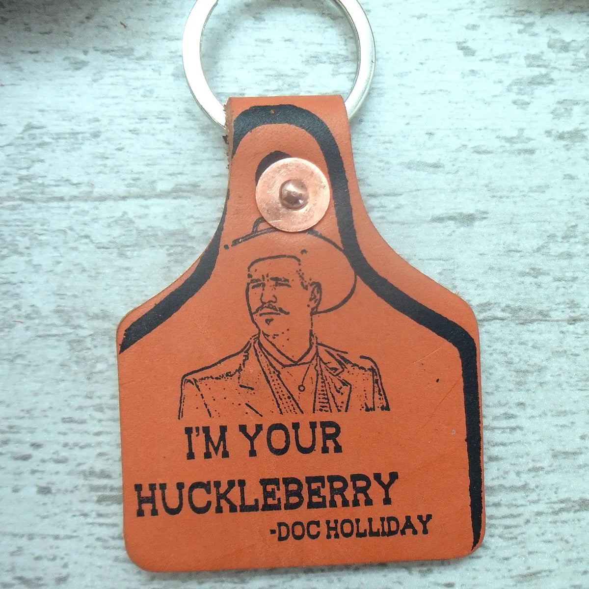 The Lucky Horse I'm Your Huckleberry Key Chain