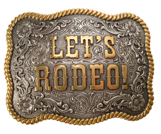 Nocona Let's Rodeo Buckle