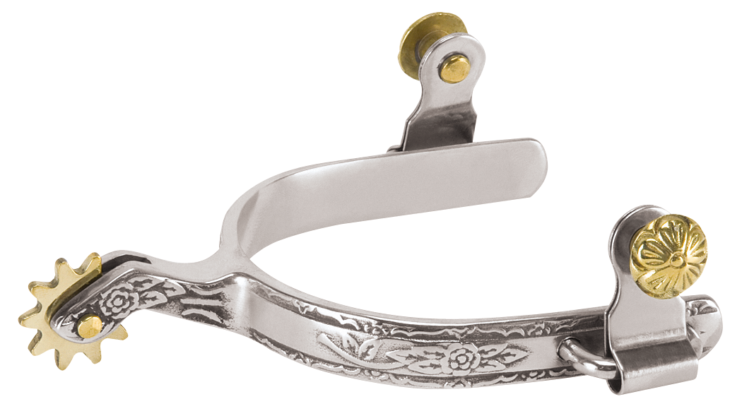 Weaver Women's Engraved Band Roping Spur
