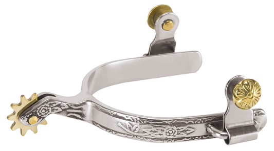 Weaver Women's Engraved Band Roping Spur