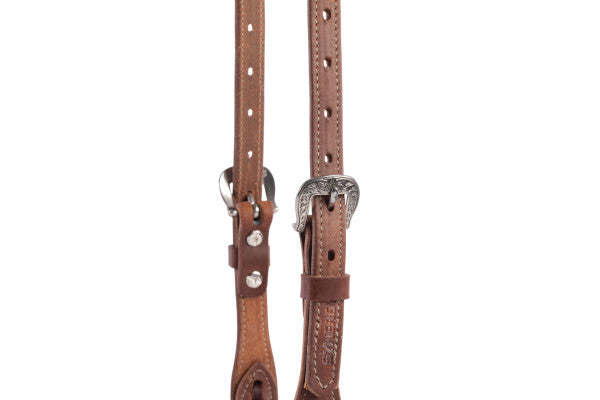 Weaver Synergy Floral Sliding Ear Headstall Russet