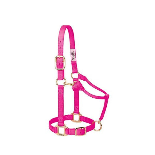 Weaver Adjustable Chin Throat Snap Halter 3/4" Weanling/Pony