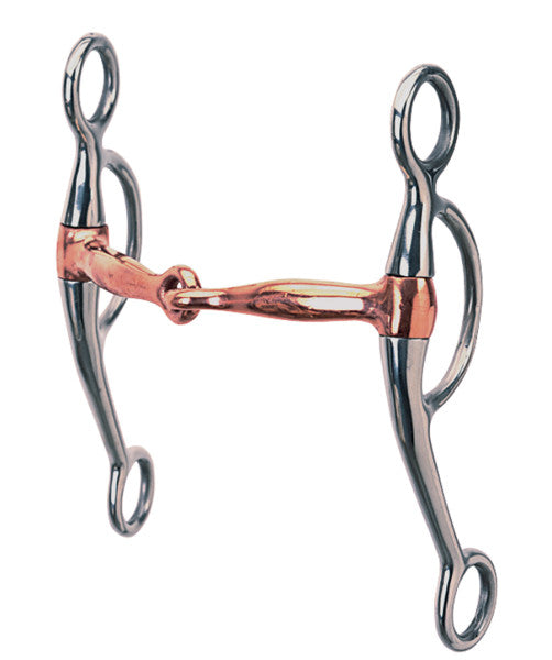 Weaver Copper Snaffle Mouth 7" Cheeks