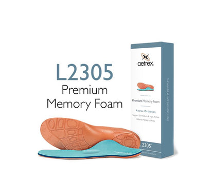 Aetrex L2305 Orthotics Premium Memory Foam Men