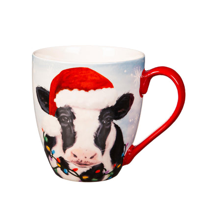 Evergreen Ceramic Cup Christmas Farm