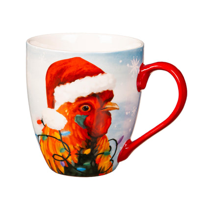 Evergreen Ceramic Cup Christmas Farm
