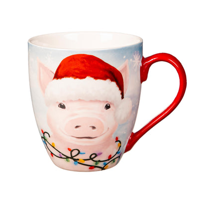 Evergreen Ceramic Cup Christmas Farm