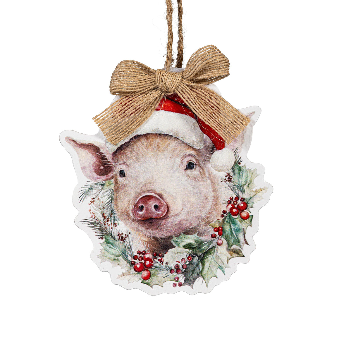 Evergreen Woodland Storybook Ornament Christmas Farm Animal