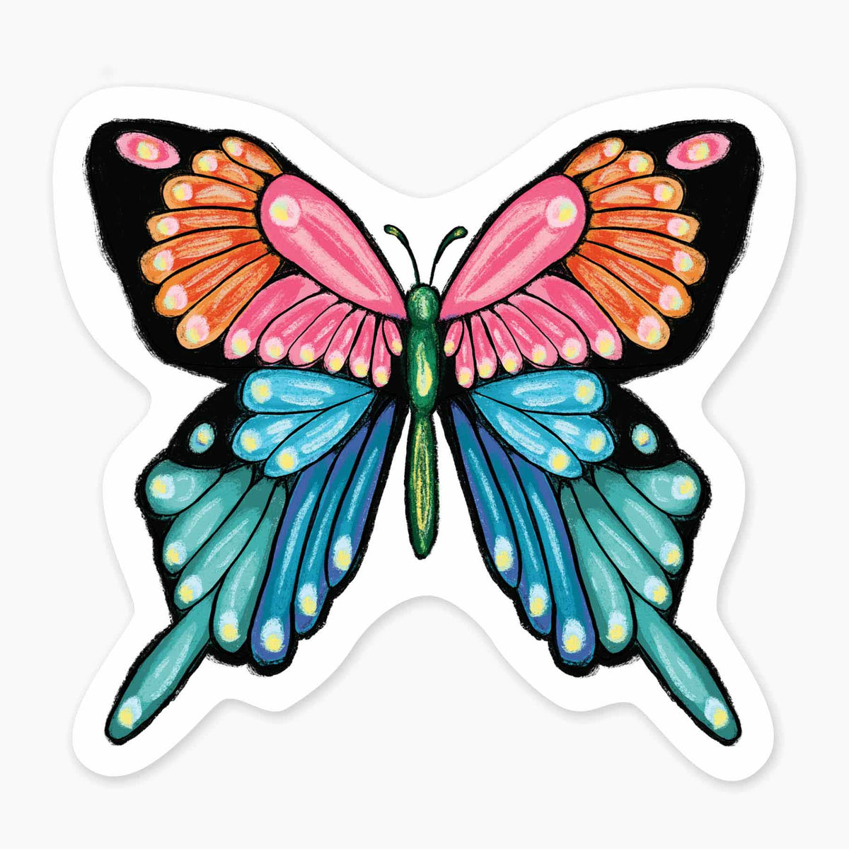 Nice Enough Stickers Butterfly