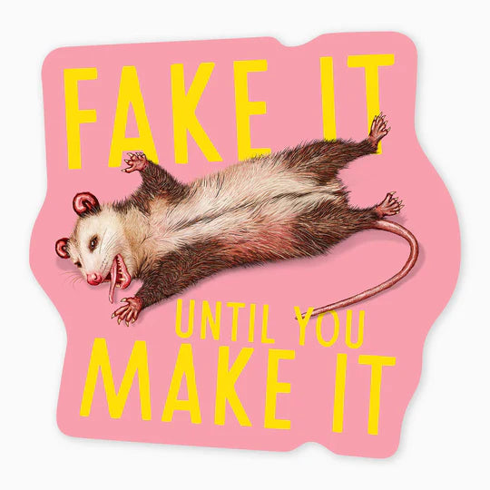 Nice Enough Stickers Fake It