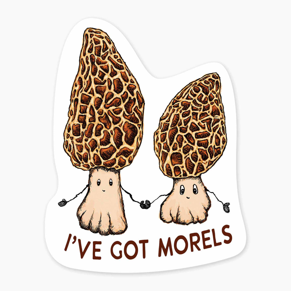 Nice Enough Stickers Morels