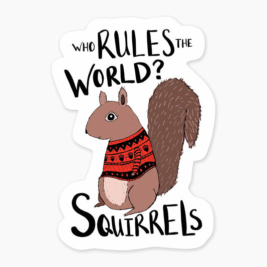 Nice Enough Stickers Squirrels