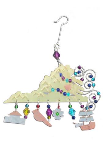 Pilgrim Imports Virginia Ornament