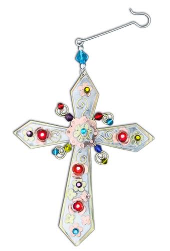 Pilgrim Imports Garden Cross Ornament