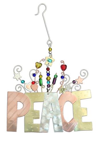 Pilgrim Imports Peace 2 All Ornament