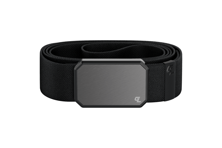 Groove Belt Gun Metal Black