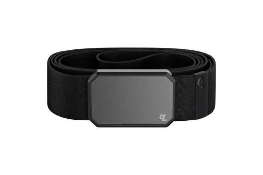 Groove Belt Gun Metal Black