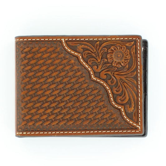 Nocona Basketweave Bifold Wallet