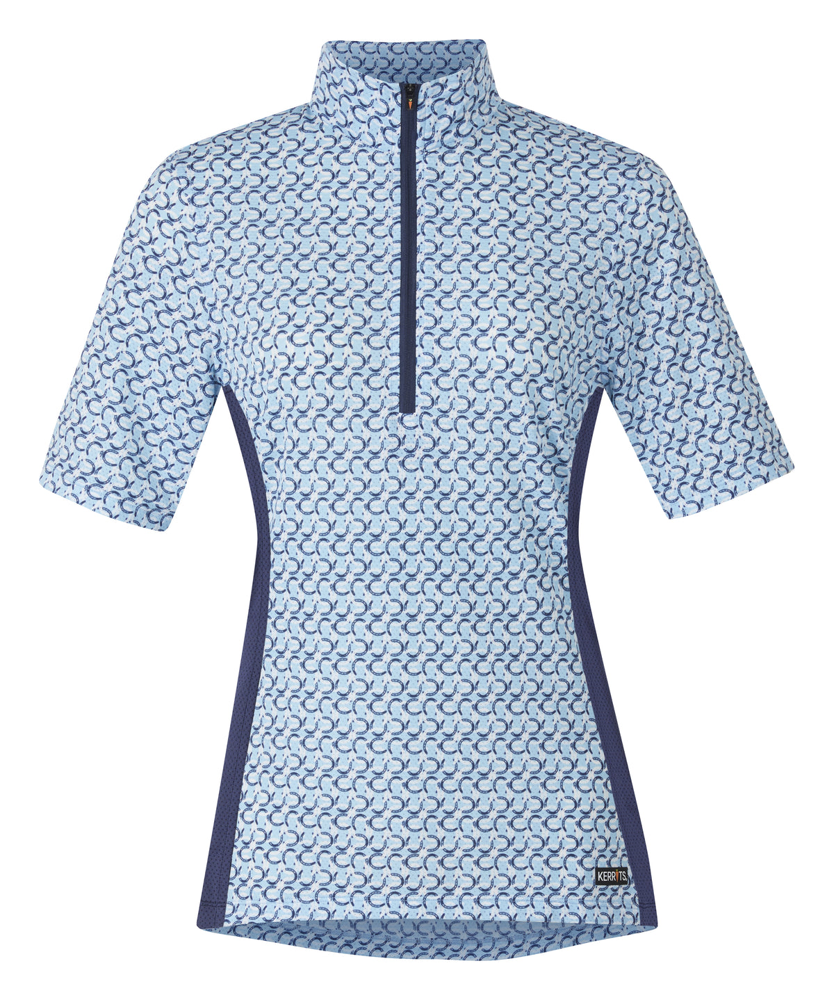 Kerrits Cool Ride Ice Fil Short Sleeve Skylight Hoof Links