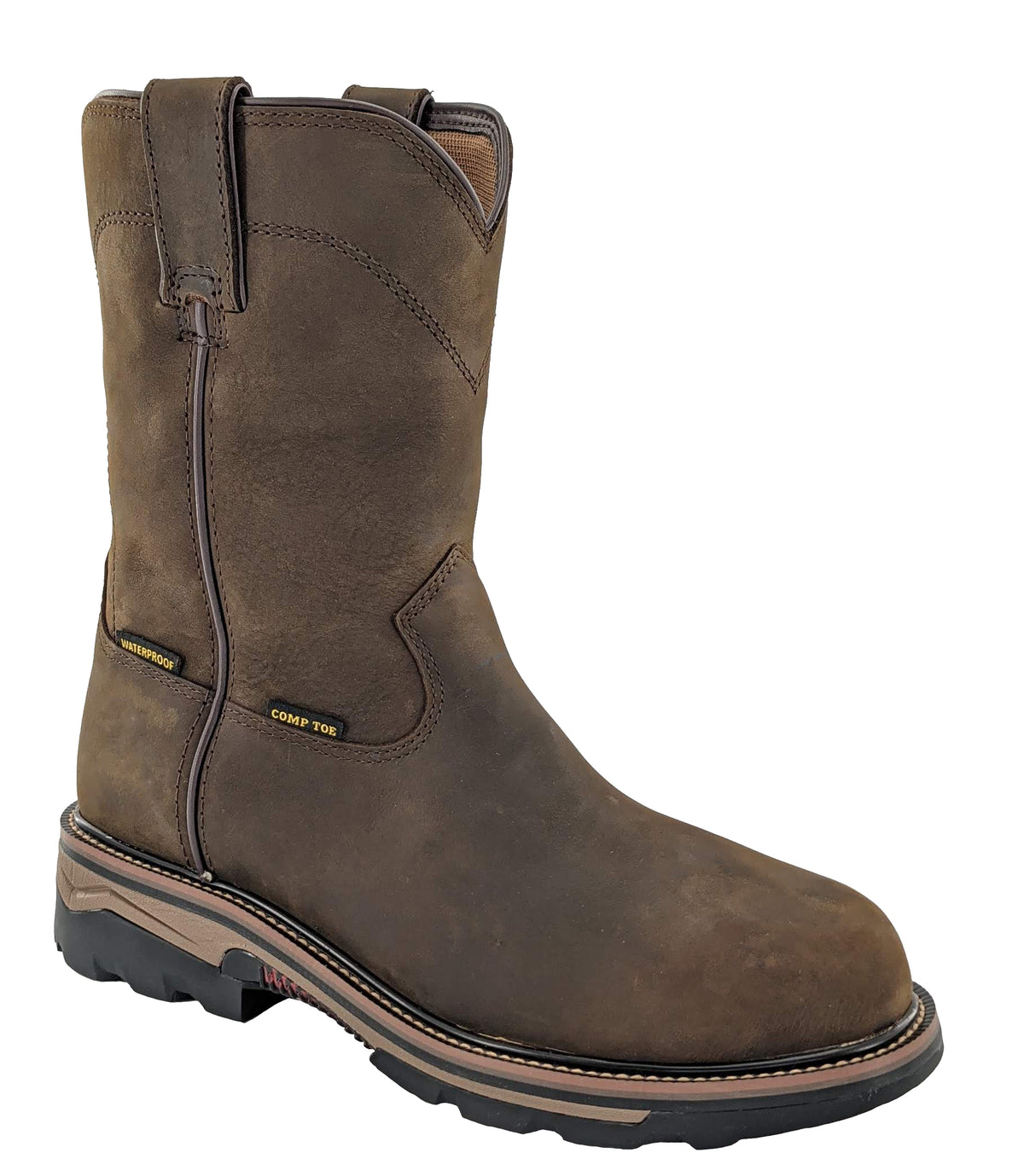 R Watson Oiled Brown Wellington Composite Toe Waterproof EH