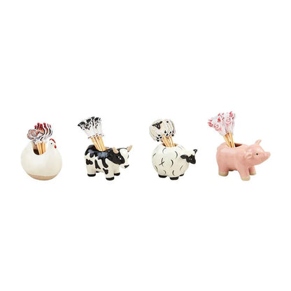 Mudpie Farm Animal Toothpick Caddy