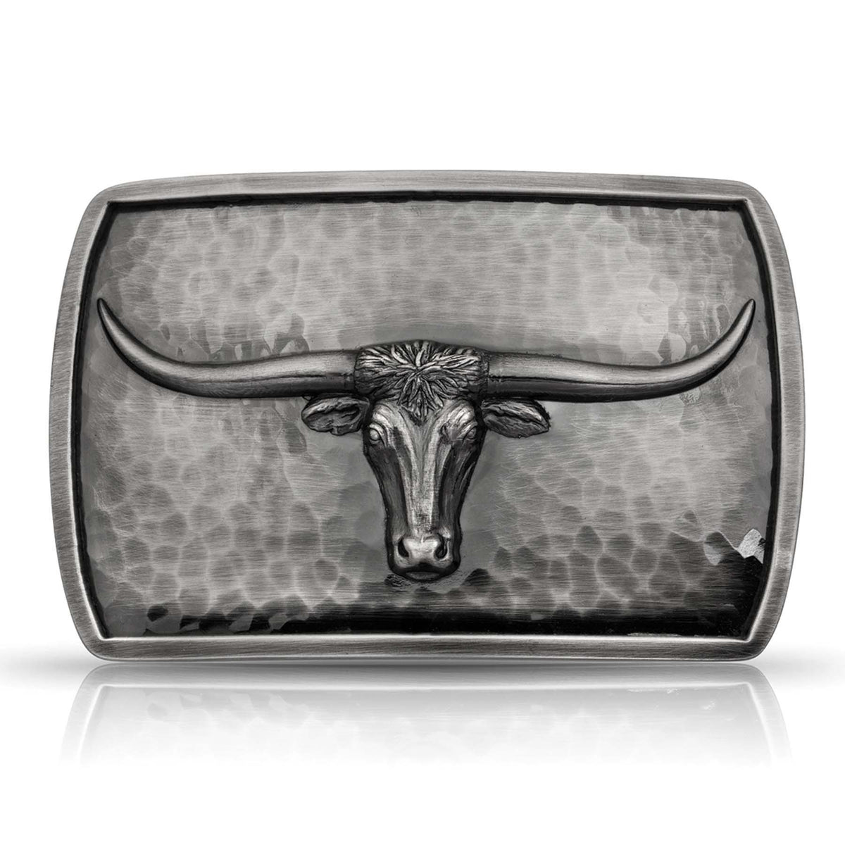 Montana River Rock Cascade Longhorn Buckle