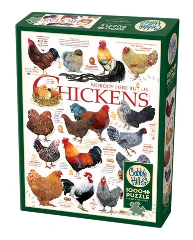 Cobble Hill Chicken Quotes 1000 Piece Puzzle