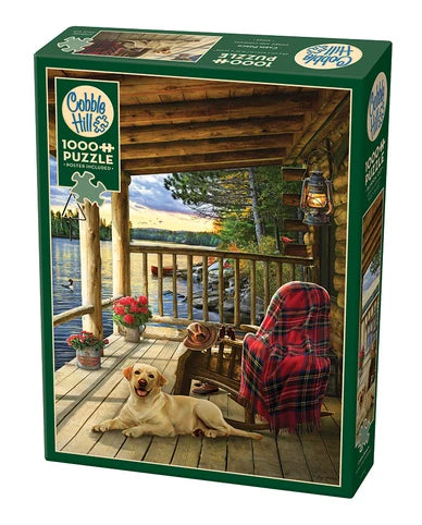 Cobble Hill Cabin Porch 1000 Piece Puzzle