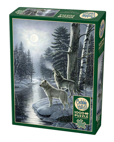 Outset Wolves by Moonlight 1000 Piece Puzzle