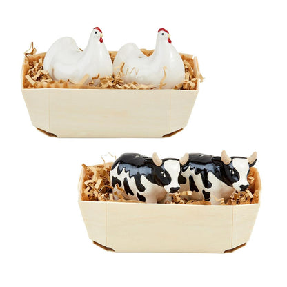 Mudpie Farm Salt & Pepper Basket
