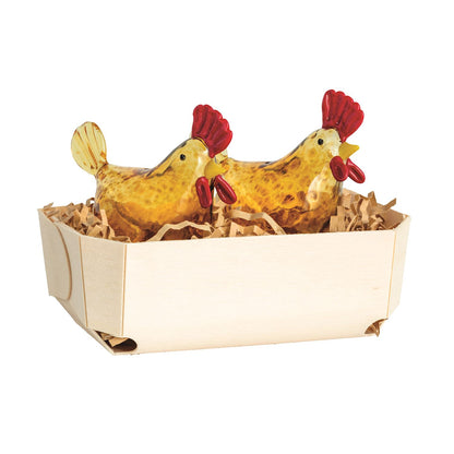 Mudpie Tortoise Chicken Salt & Pepper Set