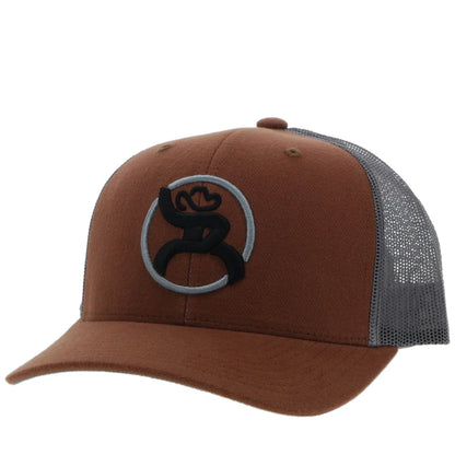 Hooey Strap Brown/Grey Black Logo