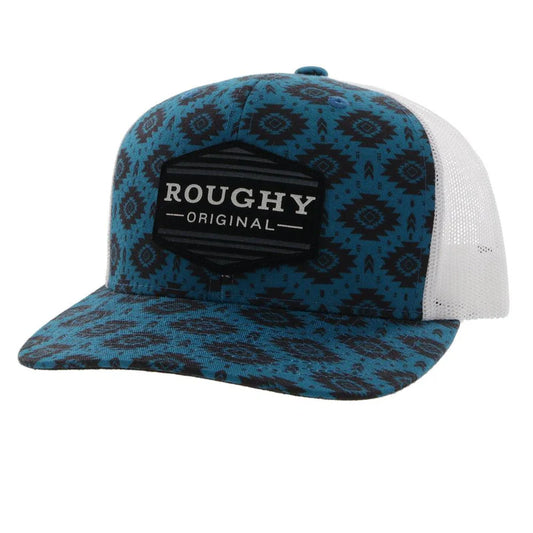 Roughy Tribe Blue Print/White Hat
