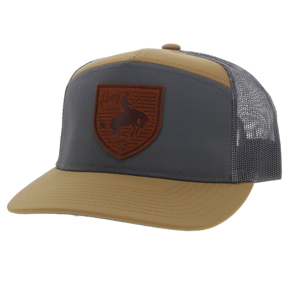 Roughy Tan/Grey 7 Panel Hat