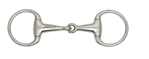 Centaur Stainless Steel Pony Eggbutt with 55mm Rings Bit