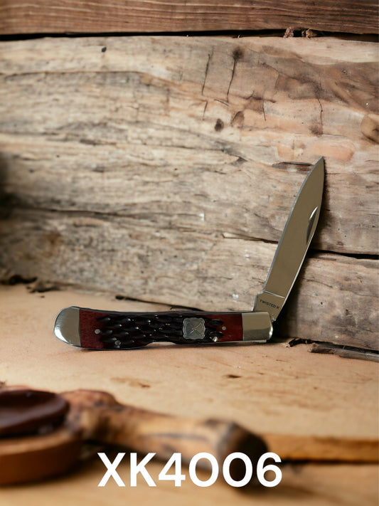 Twisted X Rootbeer Bone Knife Large
