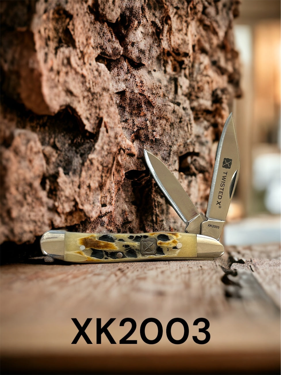 Twisted X Natural Aged Peanut Knife