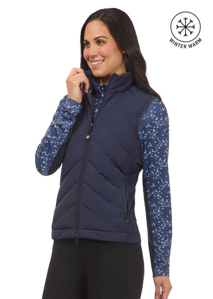 Kerrits Equitech Hybrid Quilted Vest Galaxy Blue