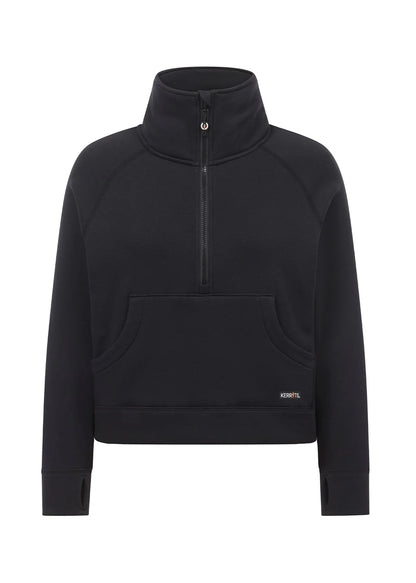 Kerrits Etched Equine Half Zip Sweatshirt Black