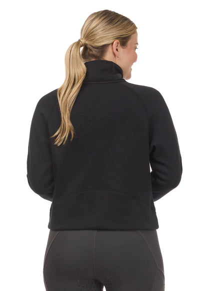 Kerrits Etched Equine Half Zip Sweatshirt Black