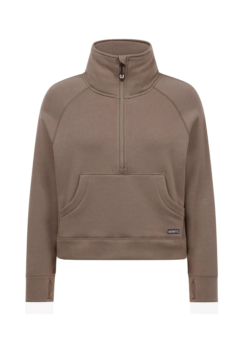Kerrits Etched Equine Half Zip Sweatshirt Mink