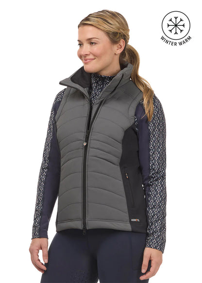 Kerrits Counterbalance Quilted Vest Sagestone