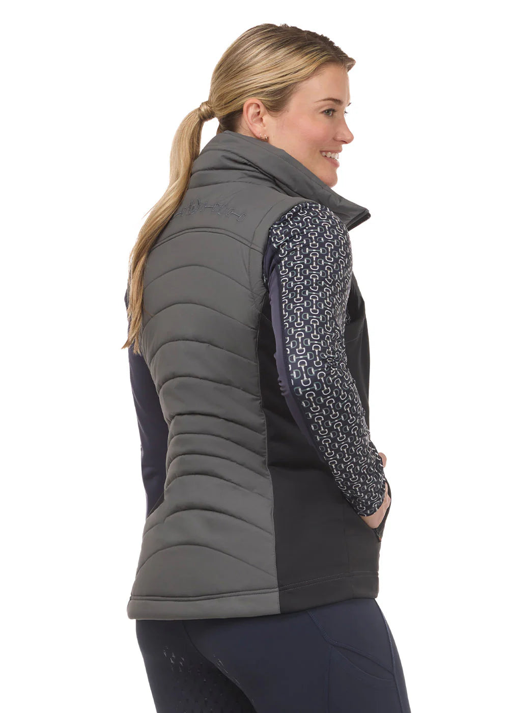 Kerrits Counterbalance Quilted Vest Sagestone