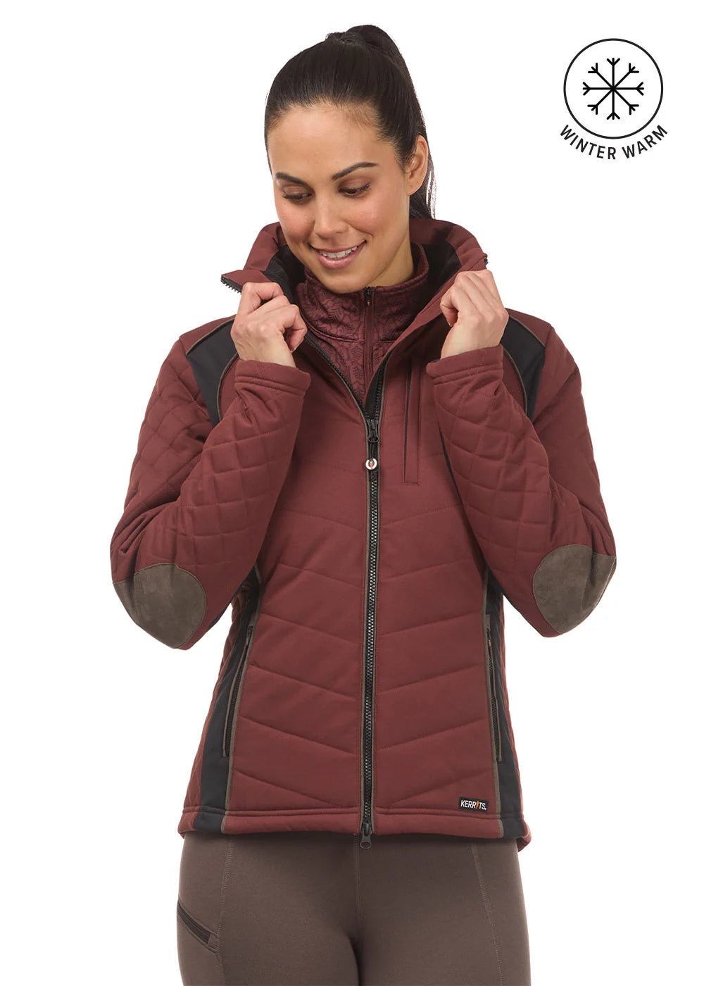 Kerrits Stablemate Quilted Jacket Amberspice
