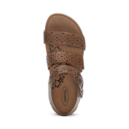 Aetrex Lilly Cutout Taupe