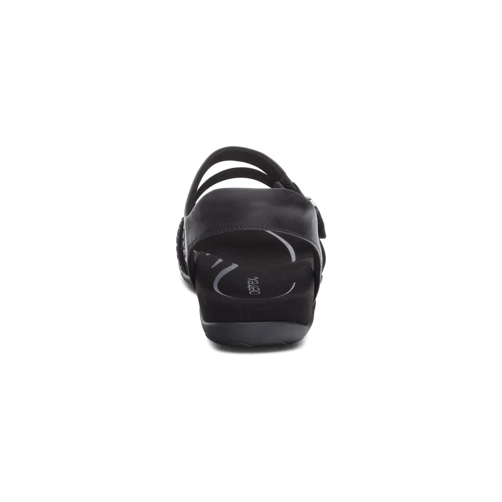 Aetrex Jess Black Sparkle